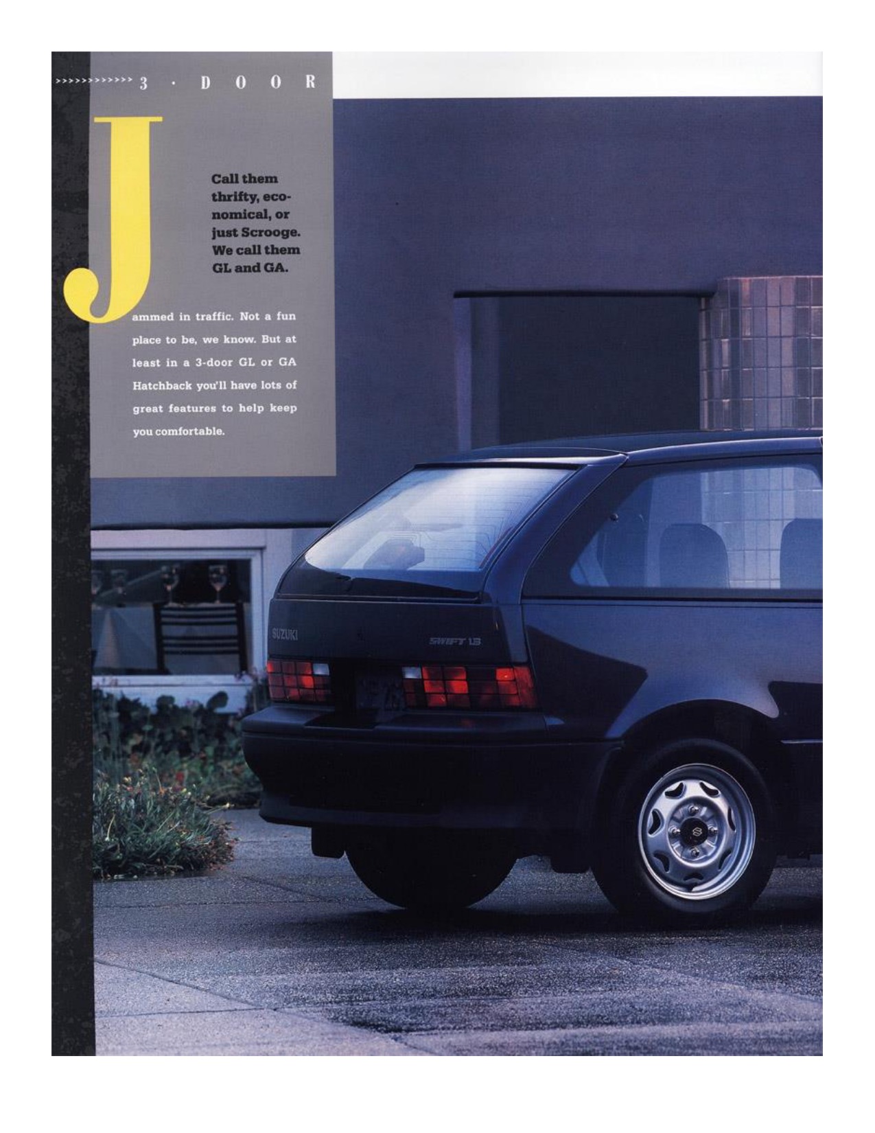 1989 Suzuki Swift Brochure Page 15